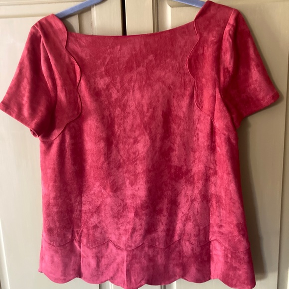 Sugar + Lips, rust colored top, size small - Picture 2 of 5